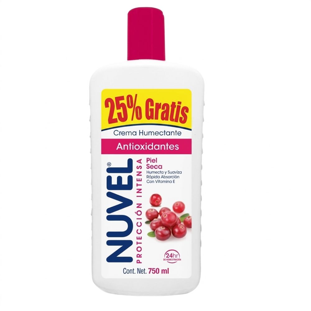 Nuvel Crema Corporal Proteccion Intensa Antioxidantes "Piel Seca" 750ml