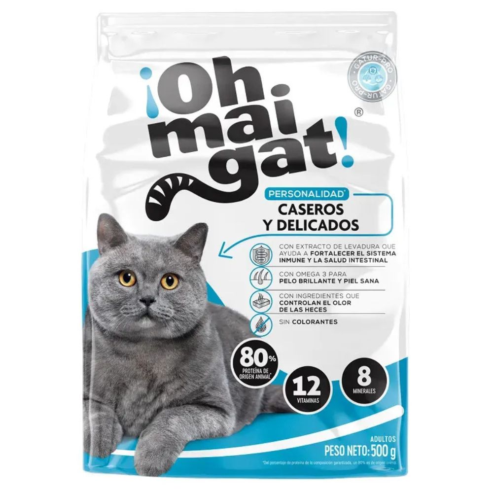 OHMAIGAT alimento para gato nutricion optima 500 grs