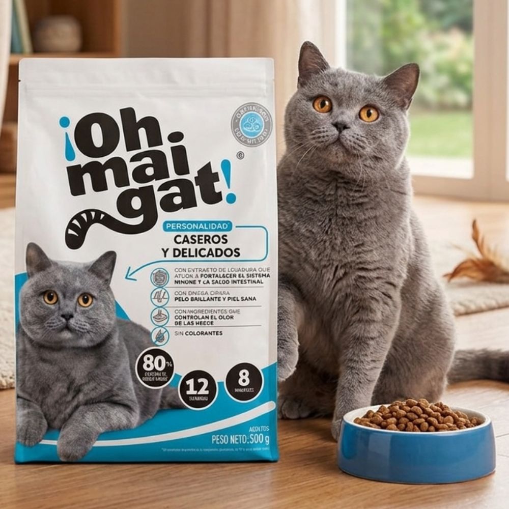 OHMAIGAT alimento para gato nutricion optima 500 grs