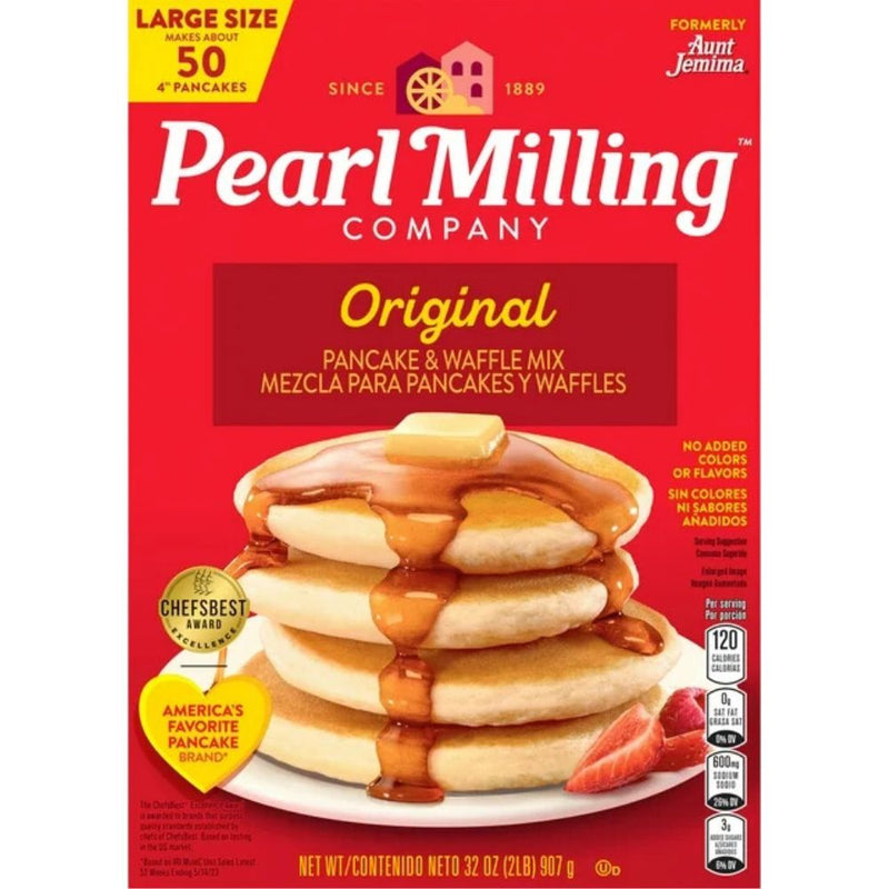 Mezcla Para Pancakes Y Waffles Pearl Milling Company Original 907g