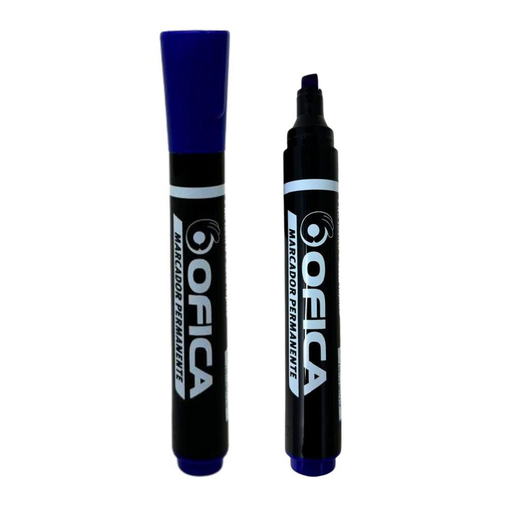 Ofica Marcador Permanente Color Azul 1 Und