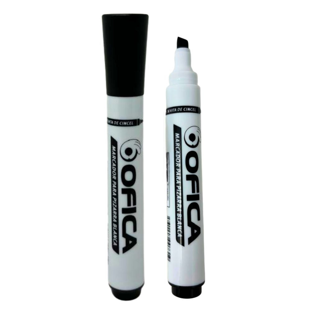 Ofica Marcador Para Pizarra Blanca Color Negro 1 Und