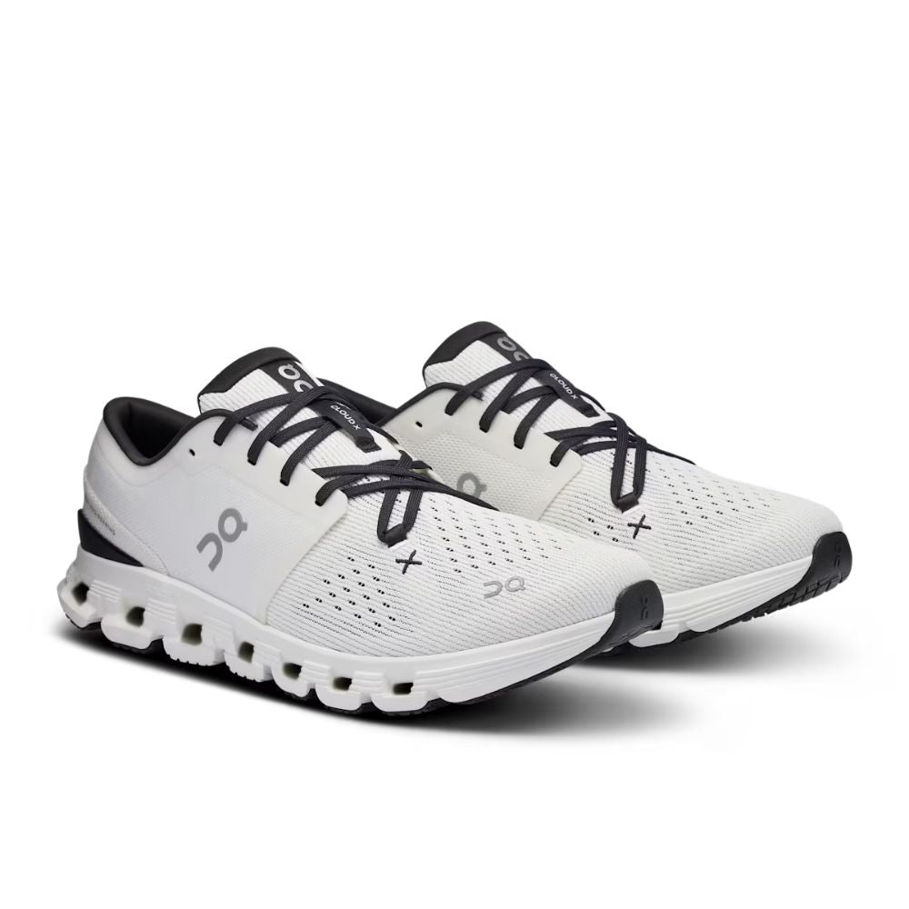 On Running Cloud X4 Ivory Black Para Caballeros