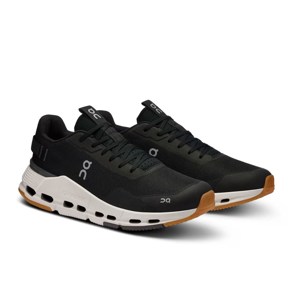 On Running Cloudnova Black Ivory Zapatos Para Caballeros
