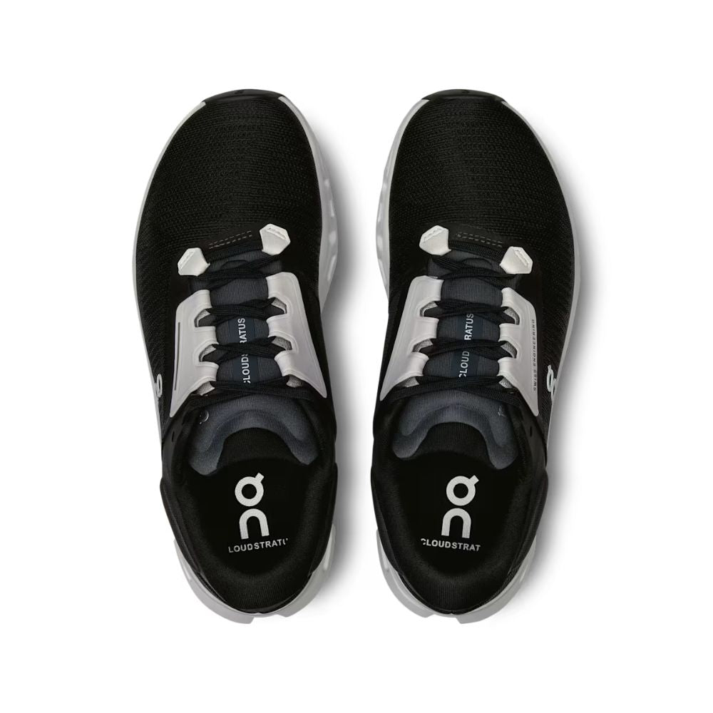 On Running Cloudstratus 3 Black Frost Zapatos Para Damas
