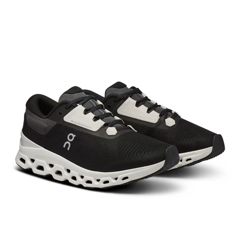 On Running Cloudstratus 3 Black Frost Zapatos Para Damas