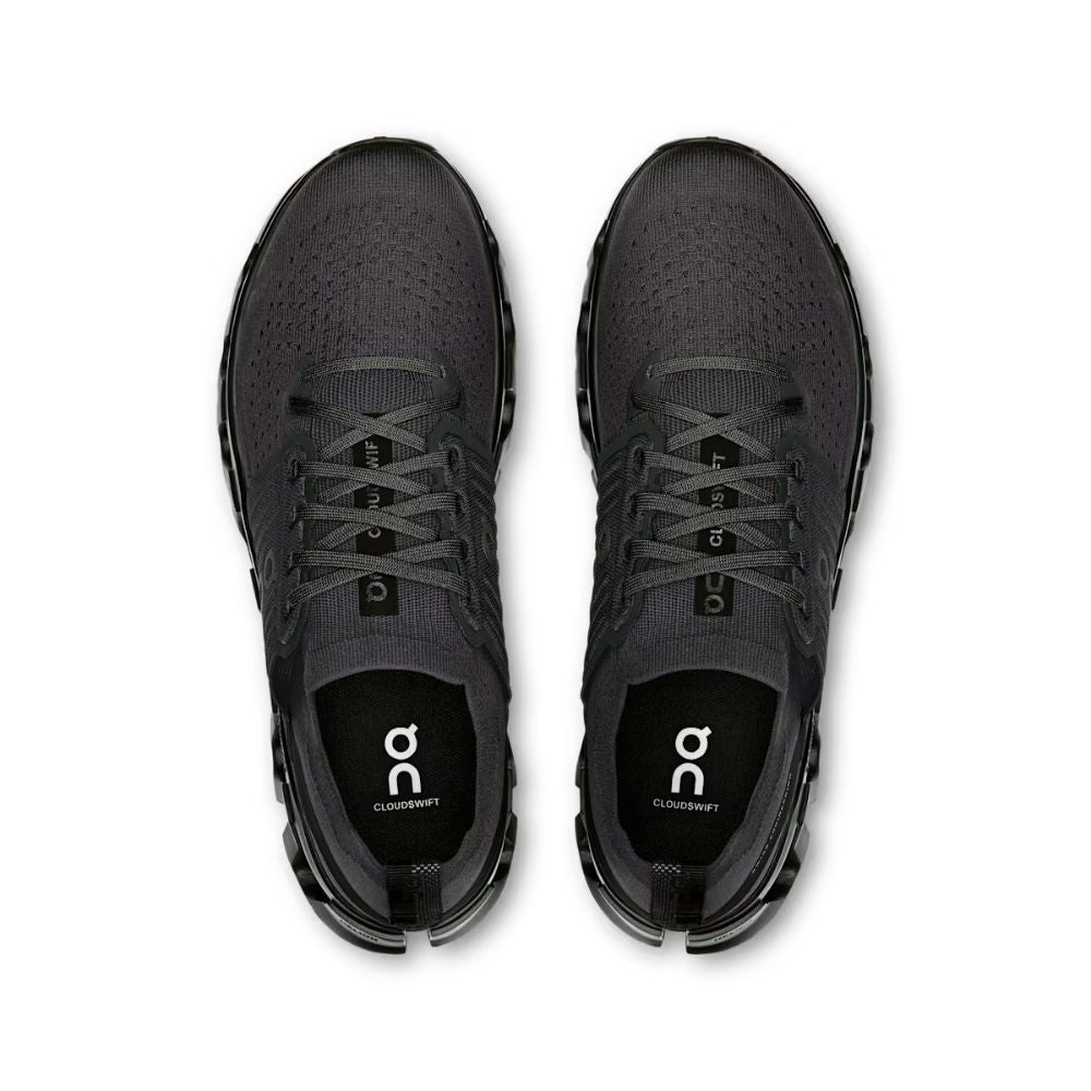 On Running Cloudswift Black Eclipse Zapatos Para Caballeros
