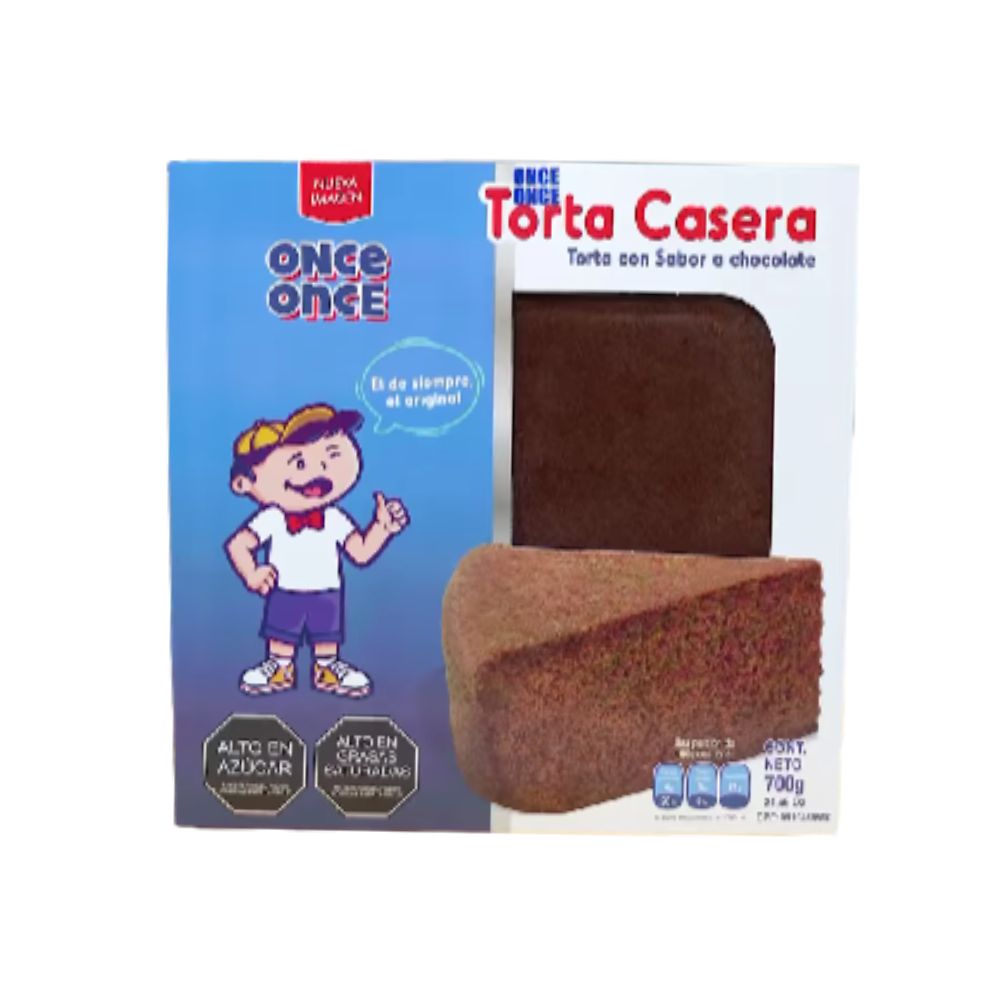 Once Once Torta Casera De Chocolate 700gr