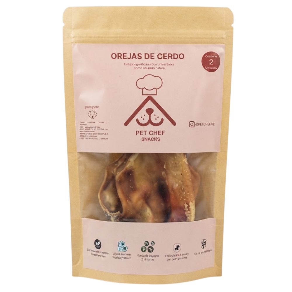 Pet Chef Orejas de Cerdo 2Und