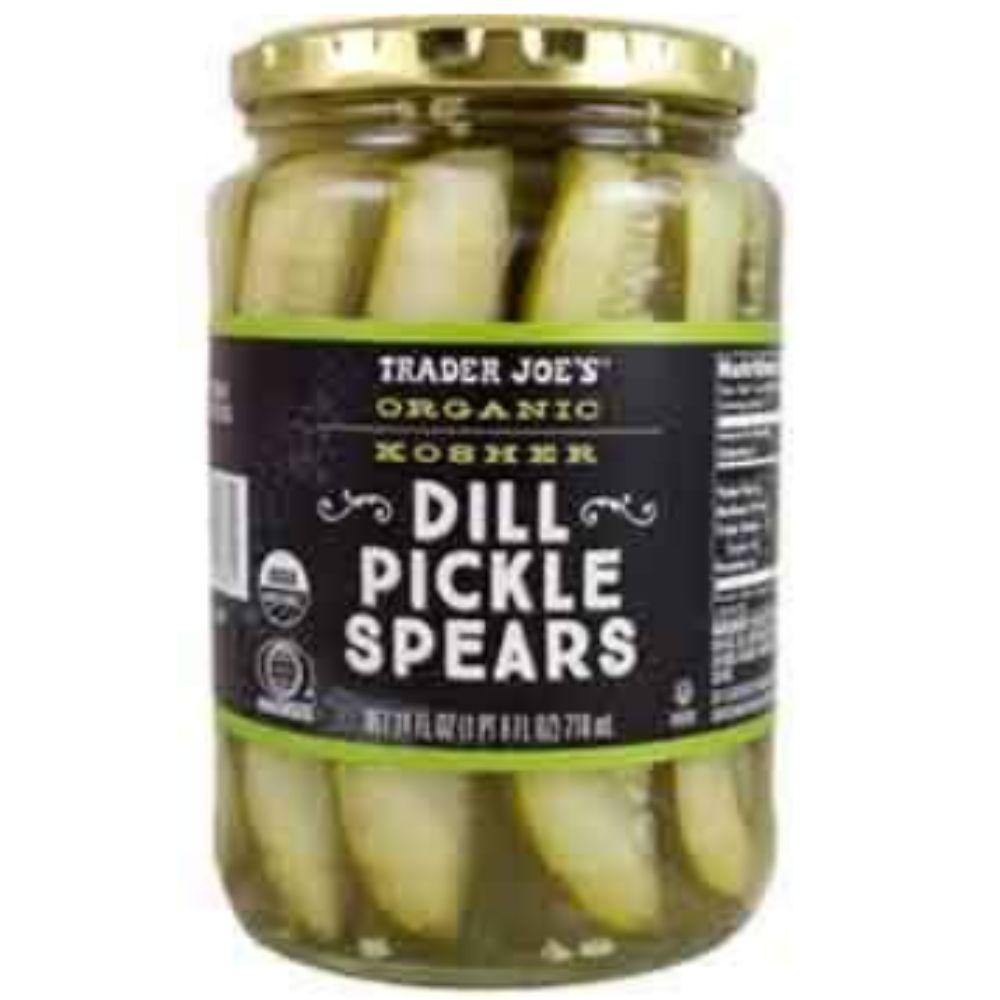 Trader Joe's Organic Kosher Dill Pickle Spears 710ml