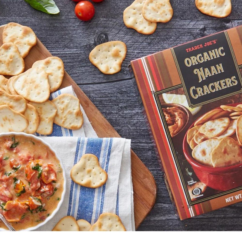 Trader Joe´s Organic Naan Crackers 284g