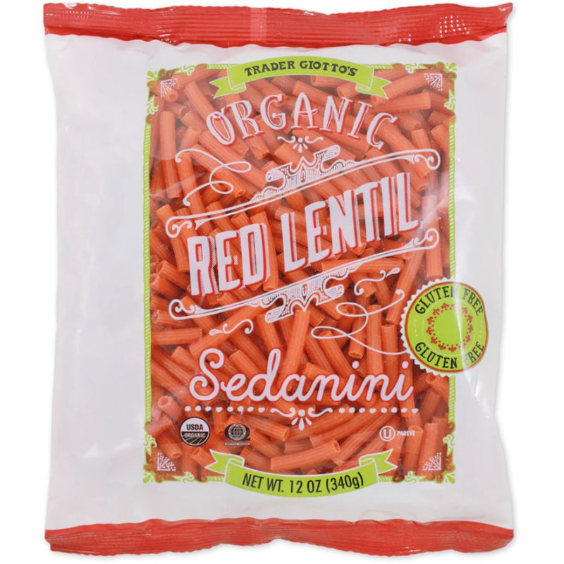 Trader Joe´s Organic Red Lentil Sedanini 340g