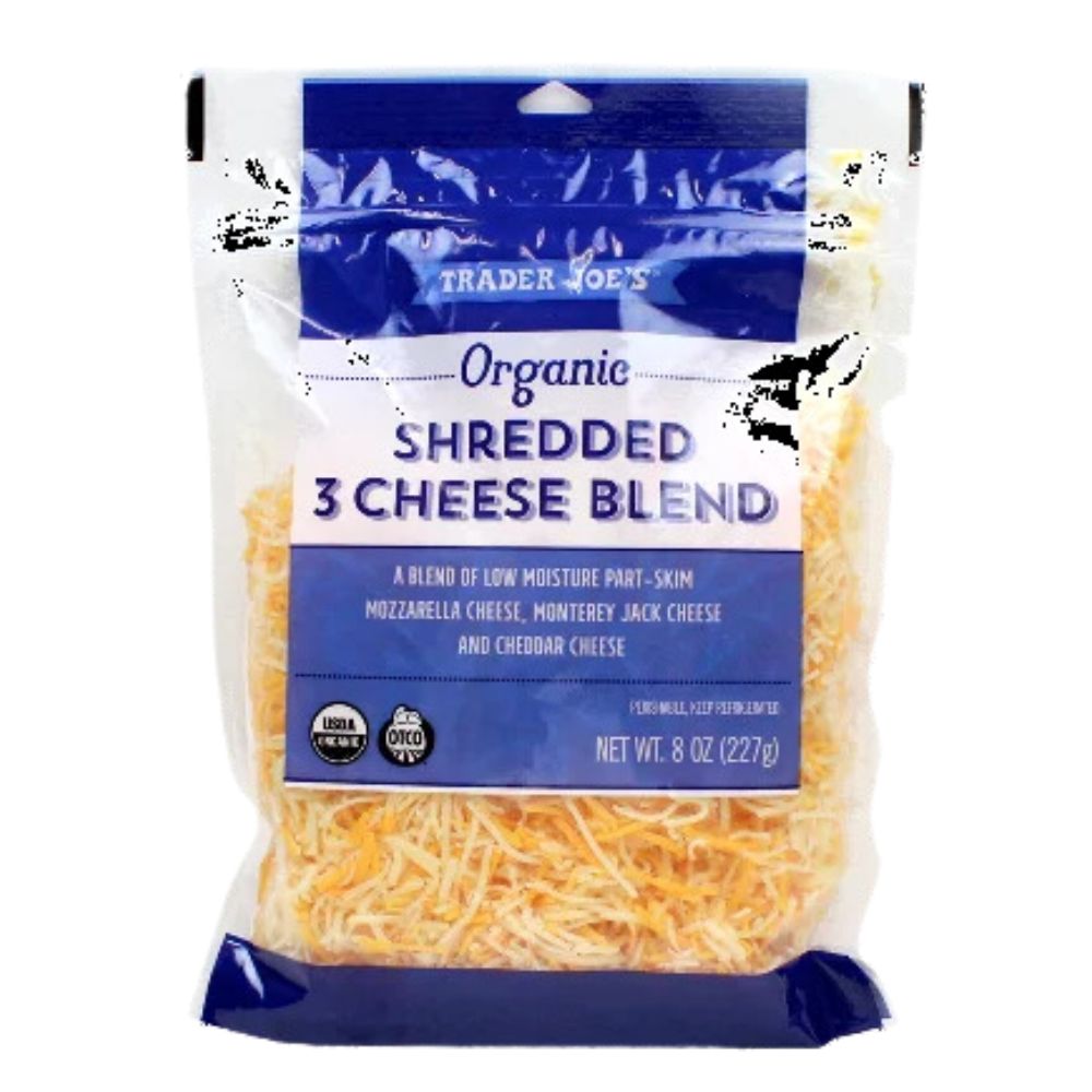 Trader Joe's Organic Shredded 3 Cheese Blend 227gr