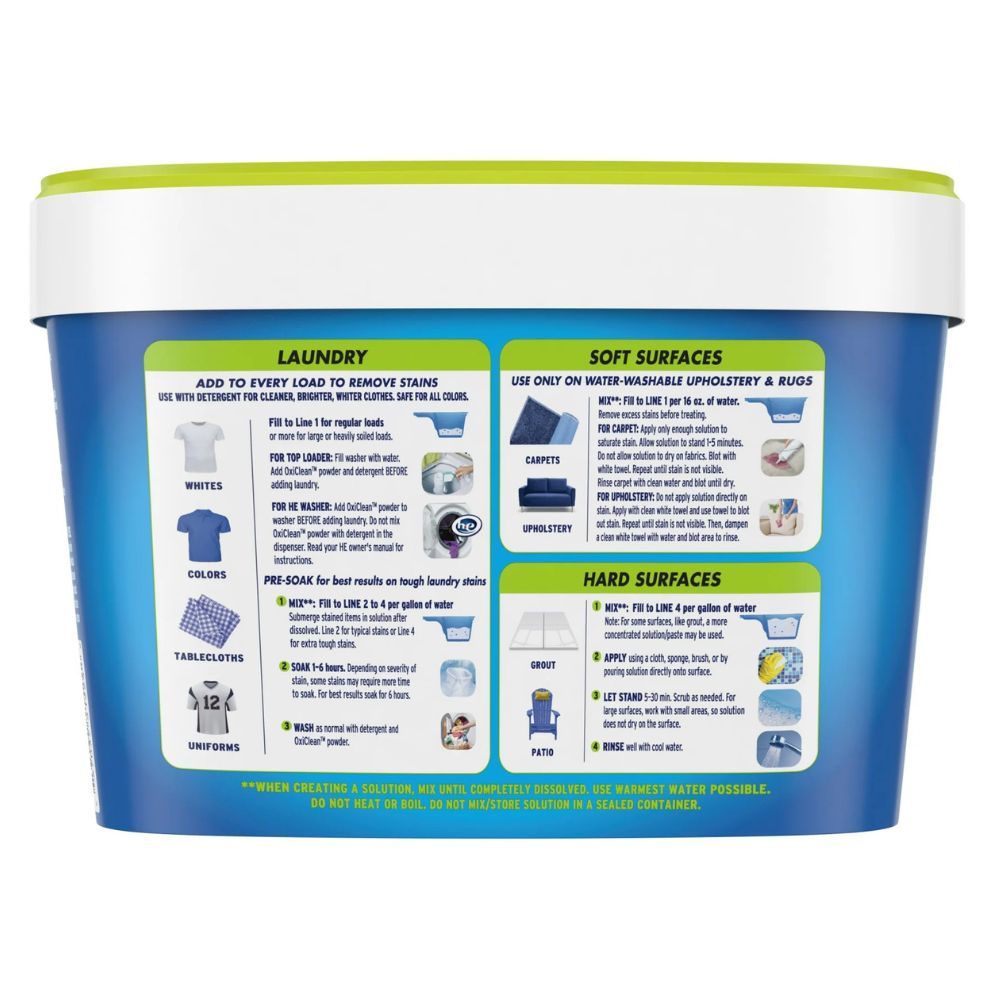 OxiClean Versatile 65 Loads Stain Remover 1.36kg