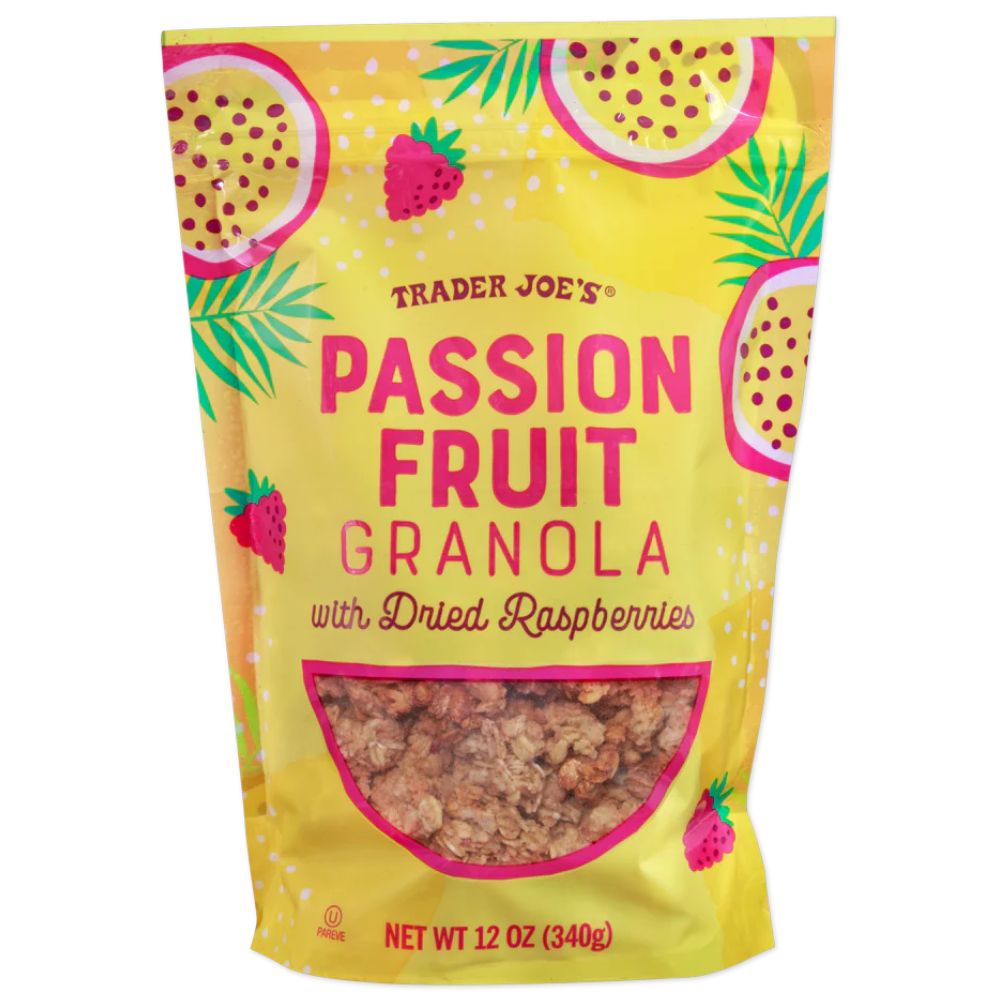 Trader Joe's Passion Fruit Granola with Dried Raspberry 340gr