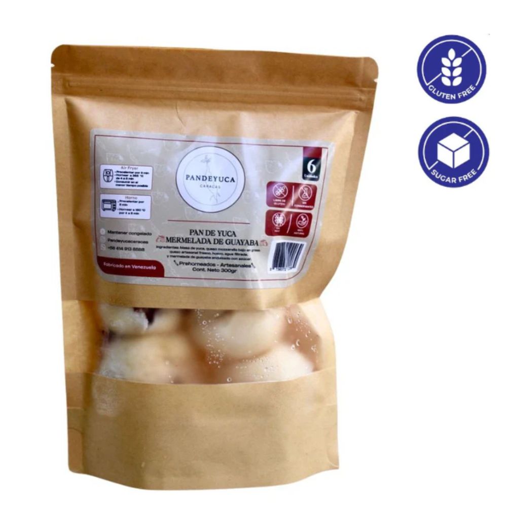 Pan de Yuca De Mermelada De Guayaba 6 Und