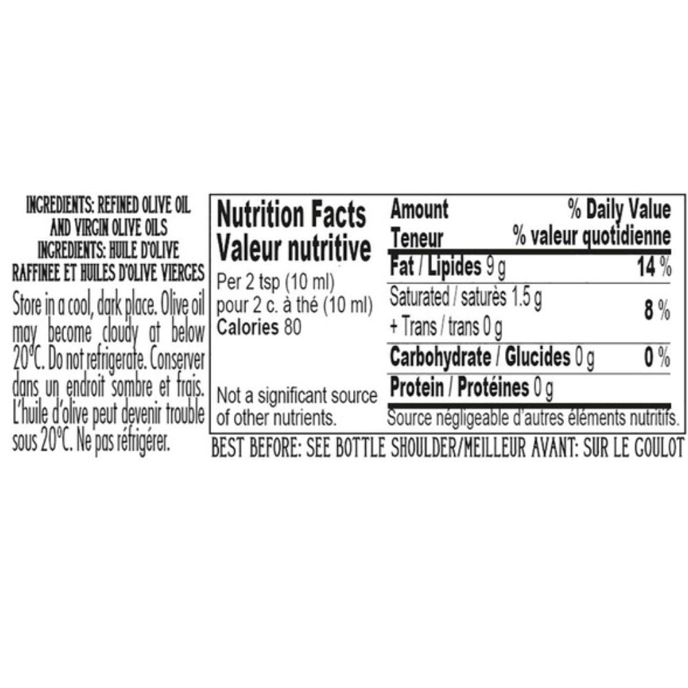 Aceite Bertolli Olive Oil Extra Light 3Litros