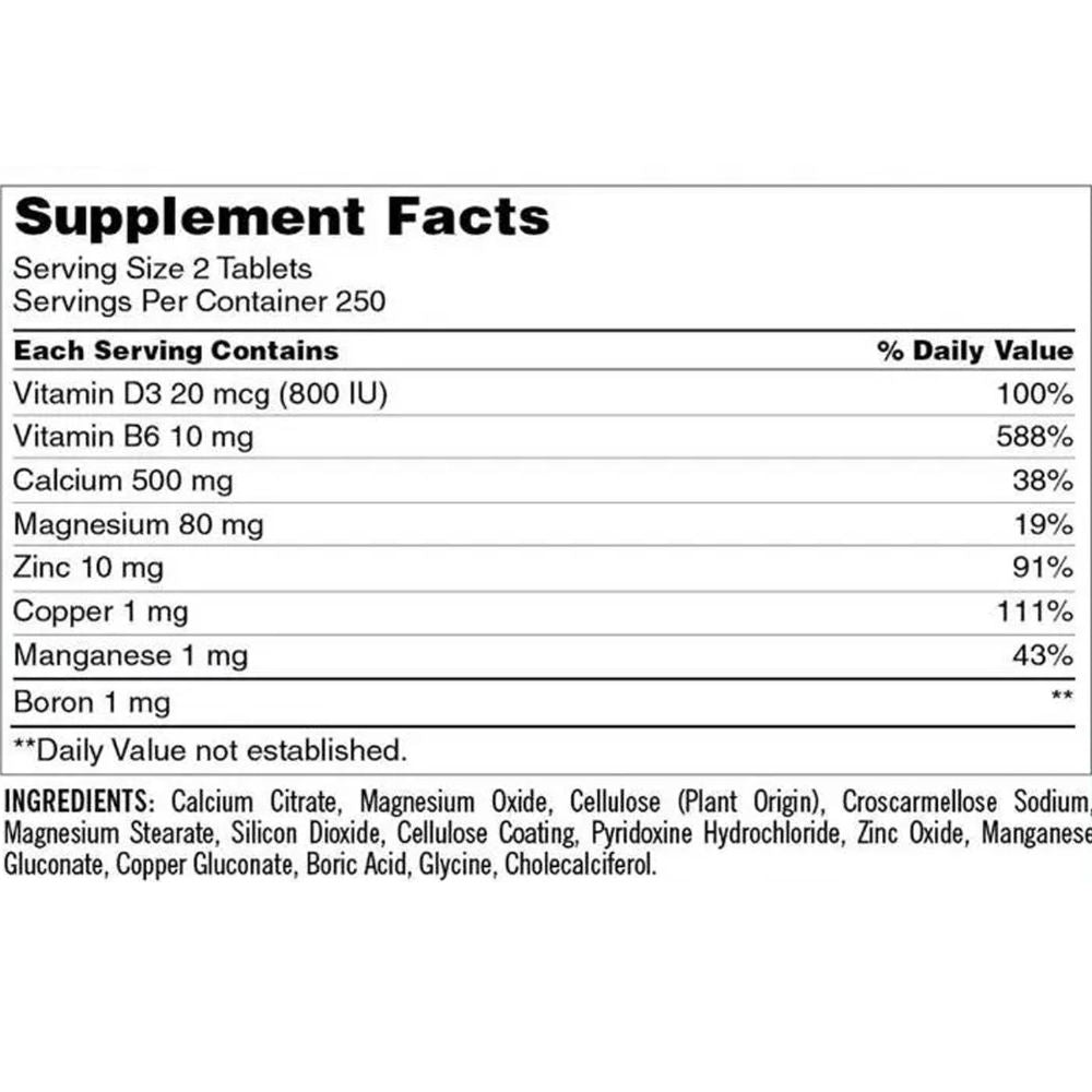 Kirkland Calcio Citrato de Magnesio Y Zinc 500 Tablets