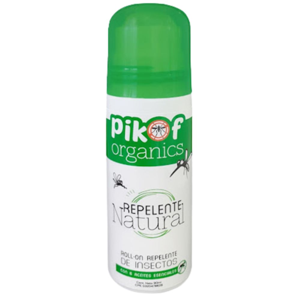 Pikof Repelente Para Mosquitos Organics Loción Roll On 90ml