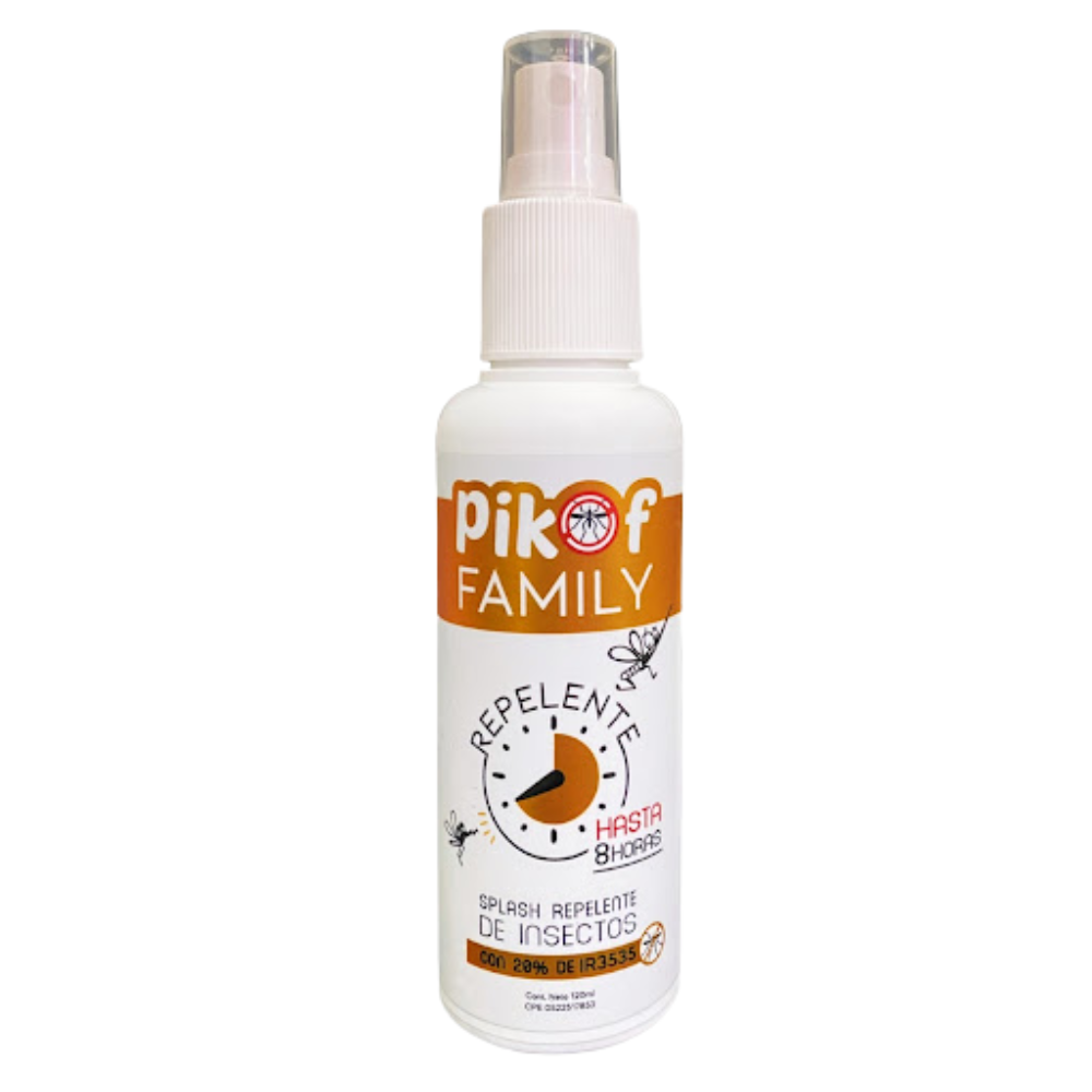 Pikof Repelente Para Mosquitos Family Splash 120ml