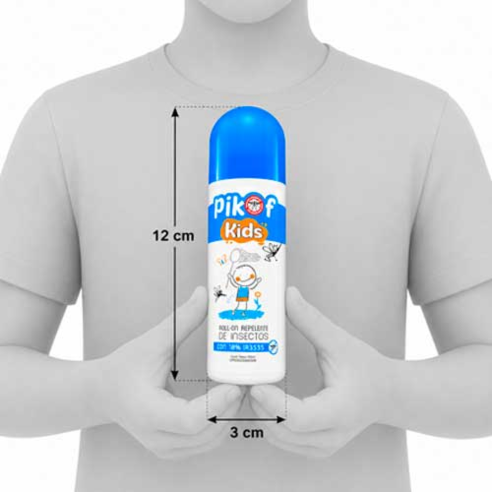 Pikof Repelente Para Mosquitos Kids Roll On 90ml