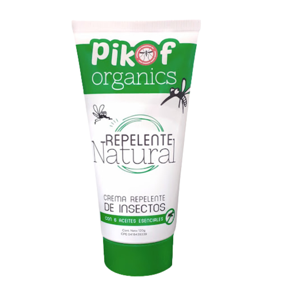 Pikof Repelente Para Mosquitos Organics Crema 120gr