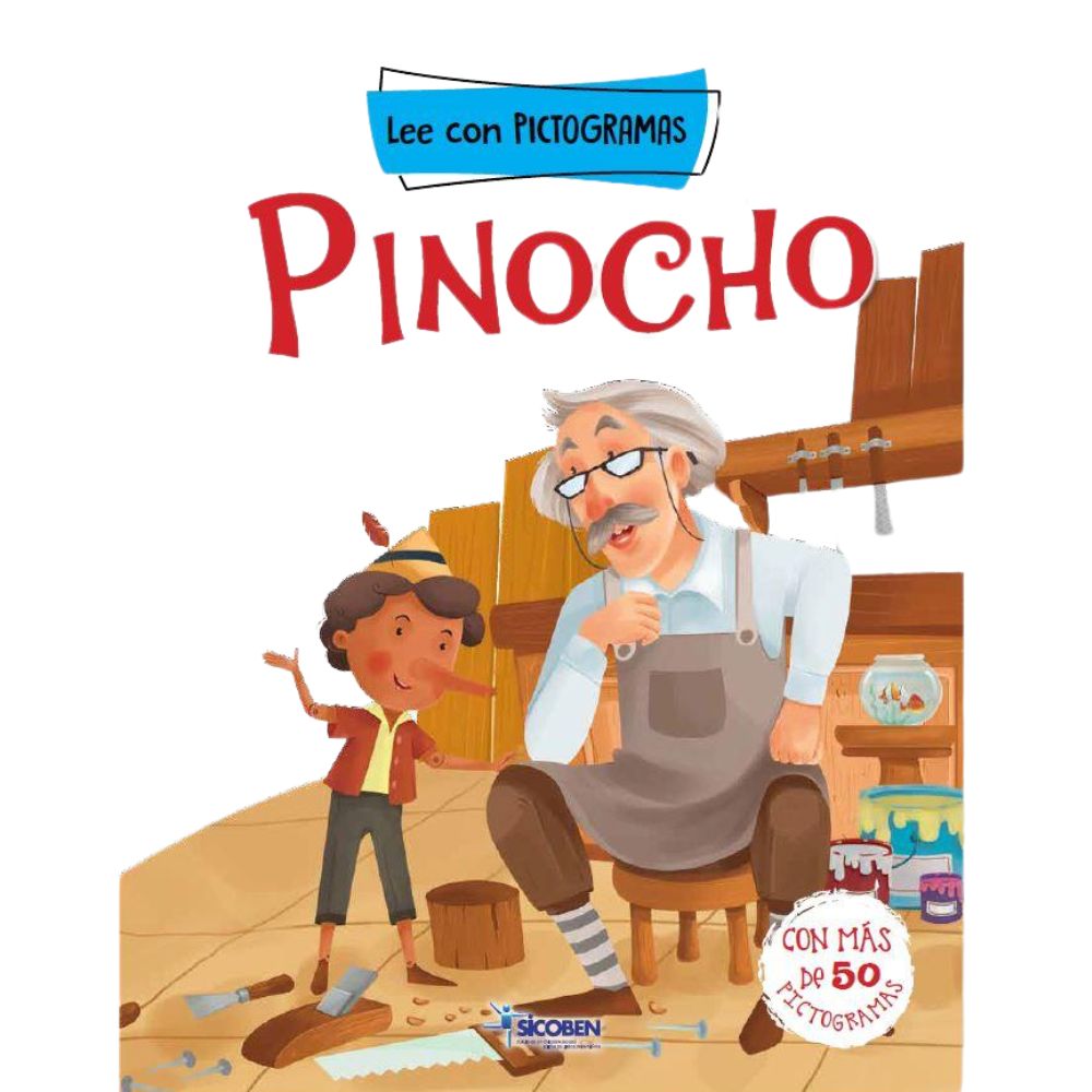 Libro De Lectura Con Pictogramas Pinocho 16 pag