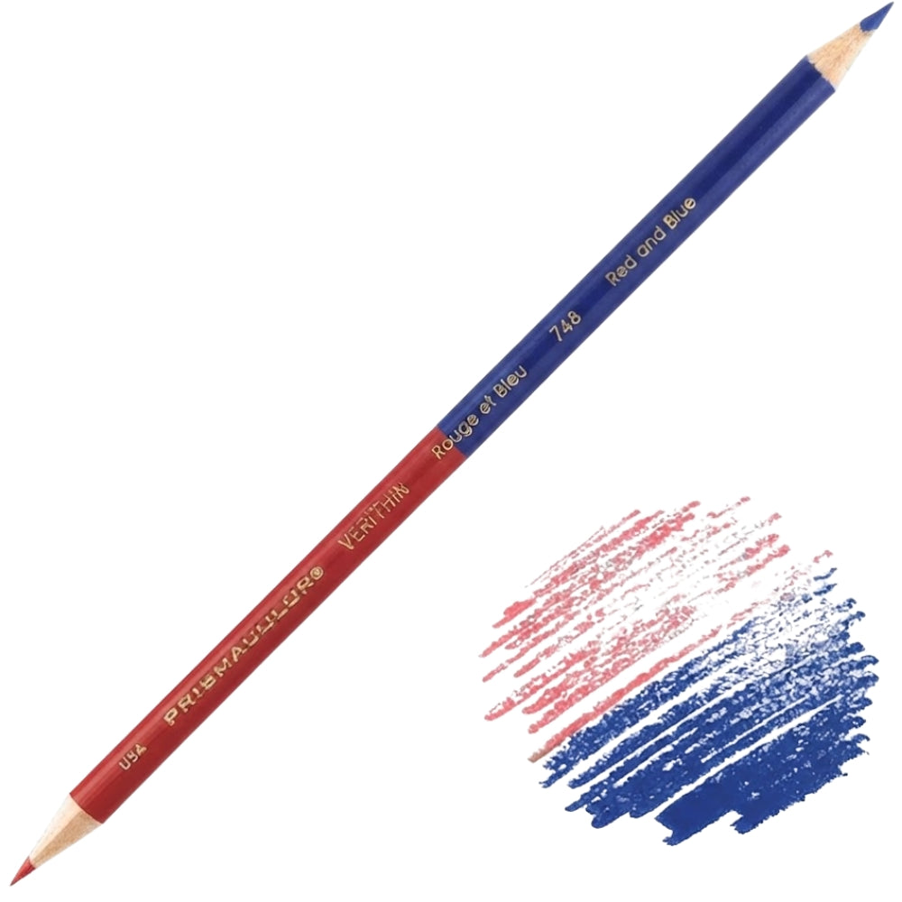 Prismacolor Lapiz Verithin Bicolor Azul/Rojo 1 Und