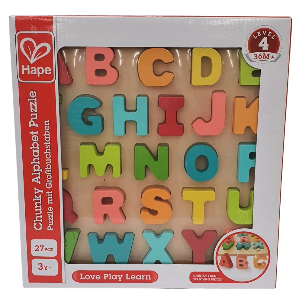 Hape Chunky Alphabet Puzzle 27 Pieces 3+