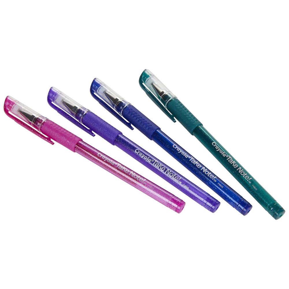 Crayola Take Note Iridescent Gel Pens 4 Und
