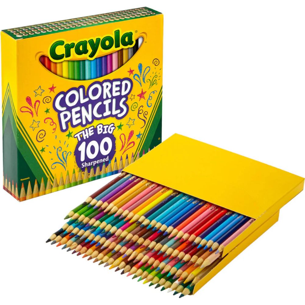 Crayola Long Colored Pencils 100 Und
