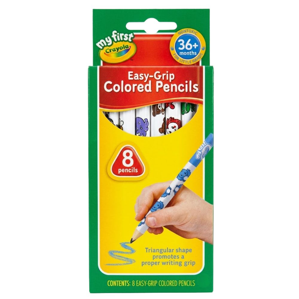 Crayola My First Easy-Grip Colored Pencils 36+ Months 8 Und