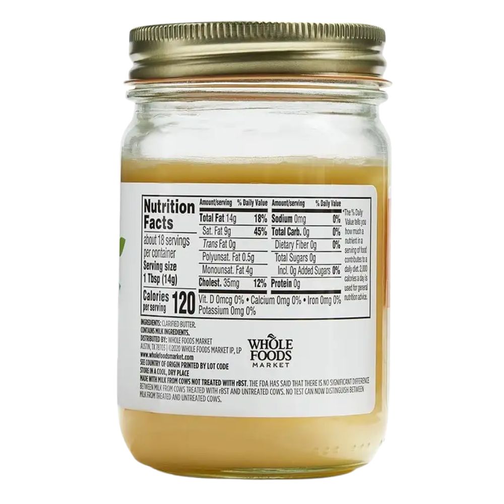 365 by Whole Foods Market Ghee Clarified Butter 255g