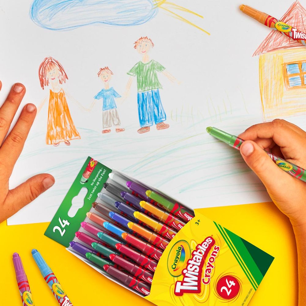 Crayola Mini Twistables Crayons 24 Und 3+