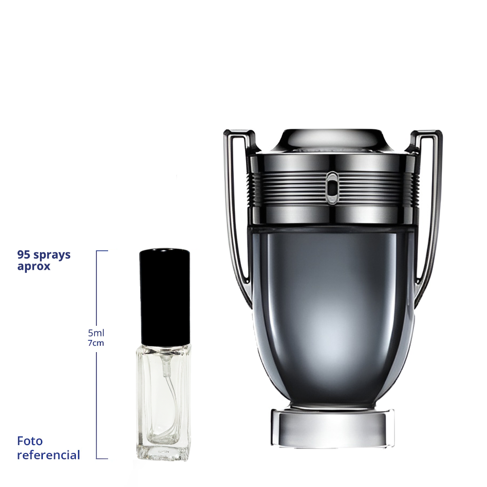 Paco Rabanne Invictus Intense Decant Travel Size 10ml 95 a 150 Sprays Aprox Eau De Toilette for Men