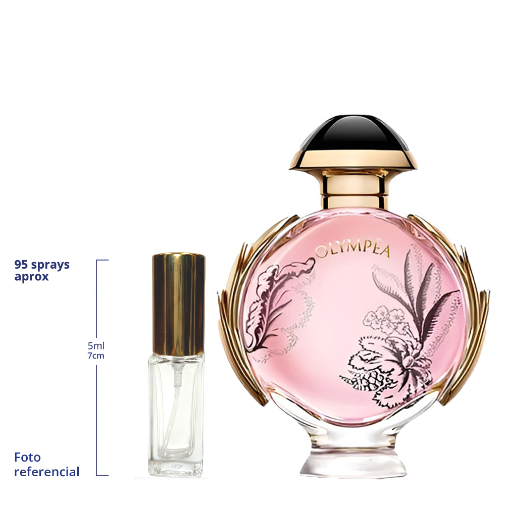 Paco Rabanne Olympea Blossom Decant Travel Size 10ml 95 a 150 Sprays Aprox Eau De Parfum For Woman