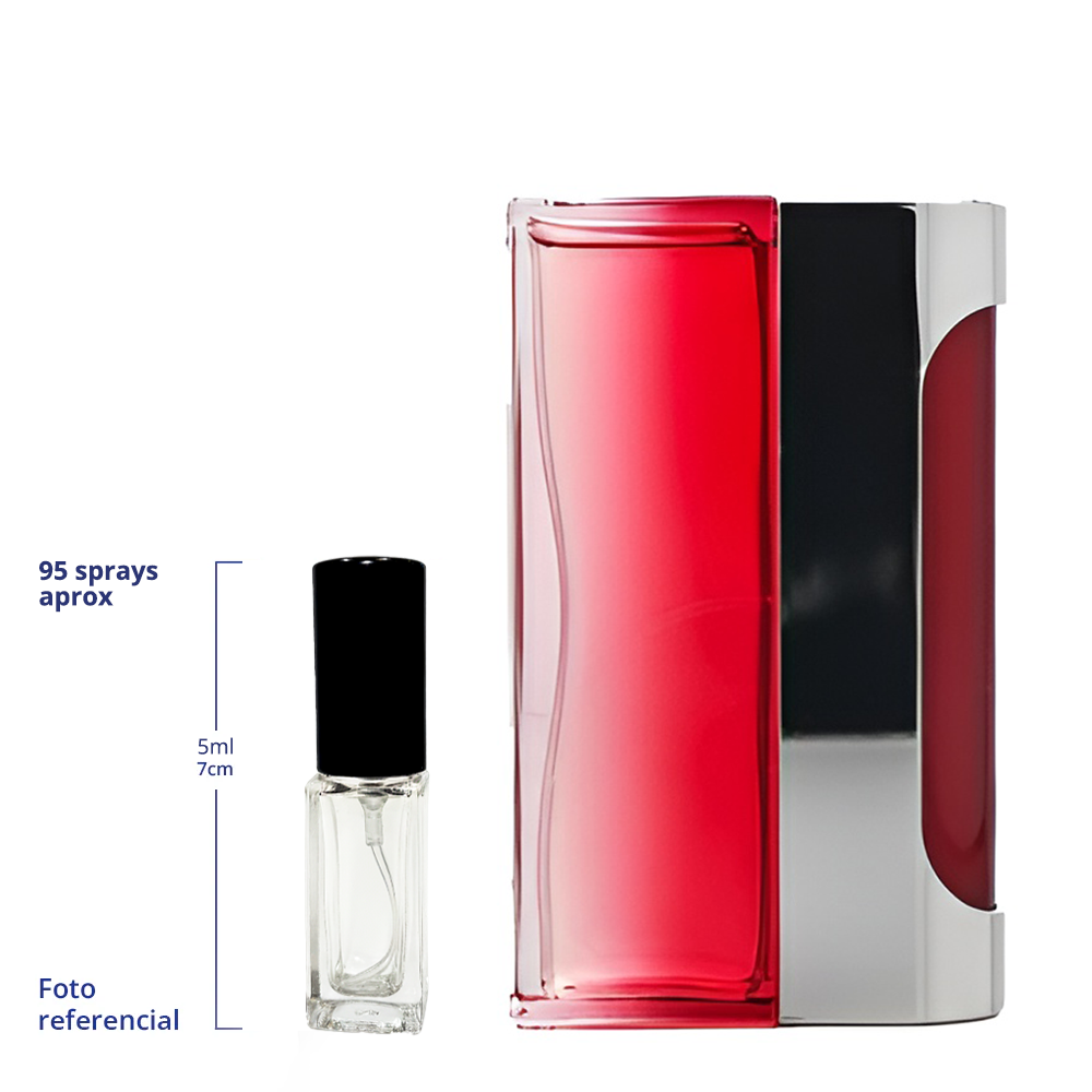 Paco Rabanne Ultrared Decant Travel Size 10ml 95 a 150 Sprays Aprox Eau De Toilette For Men