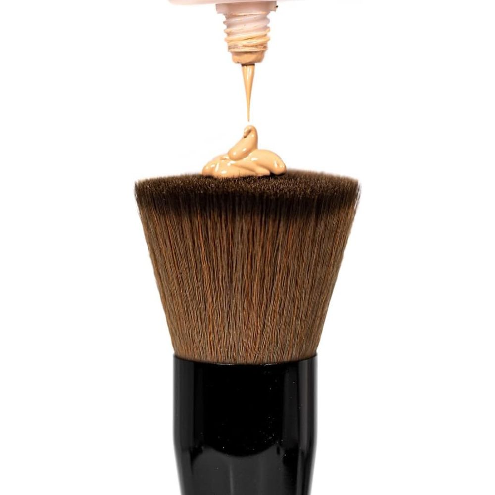 Palladio Brocha Plana Kabuki Para Maquillaje