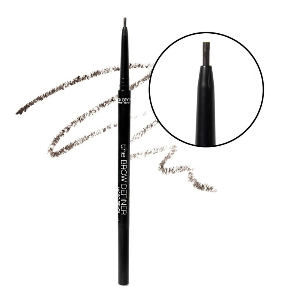 Palladio Micro Lápiz Definidor De Cejas Black Brown 0.045g