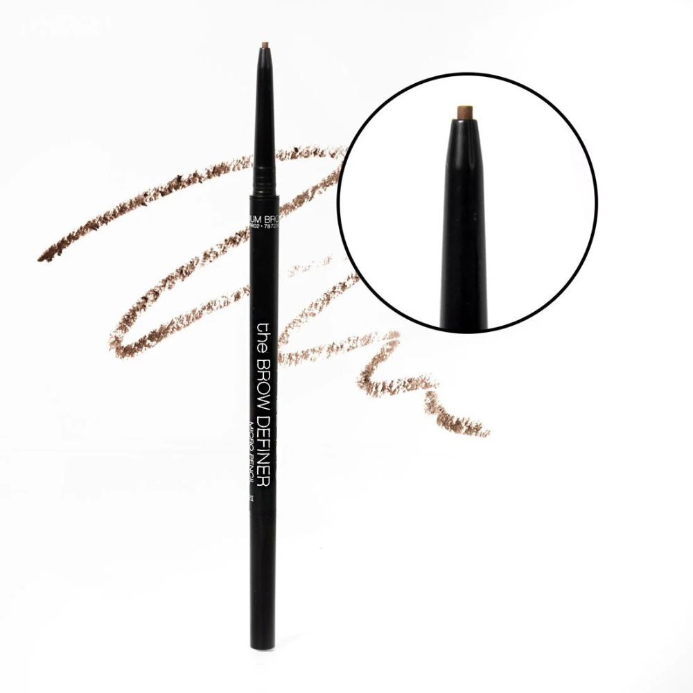 Palladio Micro Lápiz Definidor De Cejas Medium Brown 0.045g