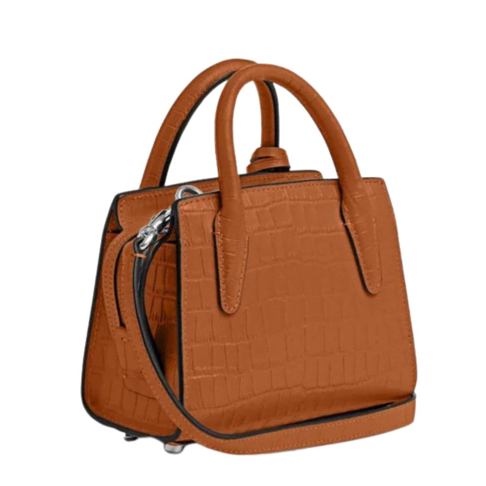 Coach Croc Mini Camel Bag