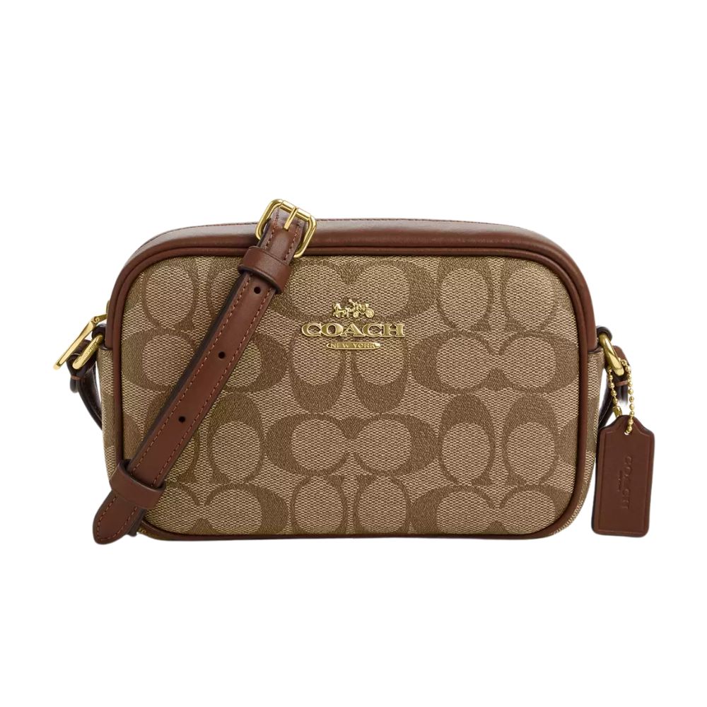 Coach Mini Jamie Camera Bag In Signature Canvas