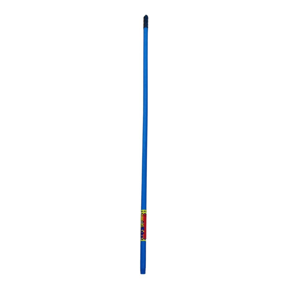 Escoba Abanico Corto Broom Azul 23x18x31cm + Palo 123 cm