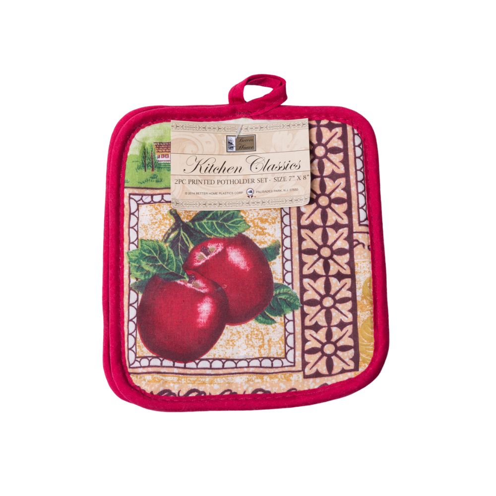 Potholder Set 2 Pieces Kitchen Classics