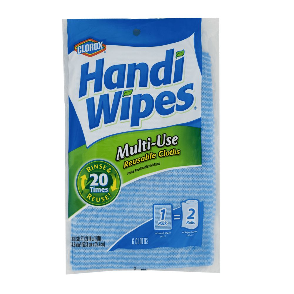 Paños Clorox Handi Wipes Multi Use 6und Reusables 20 Veces