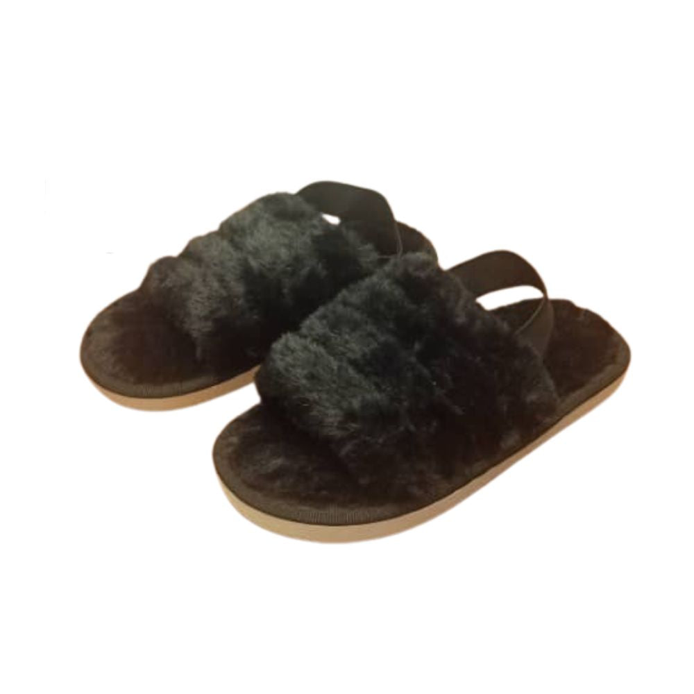 Pantuflas de Gamuza con Ligas Para Niñas