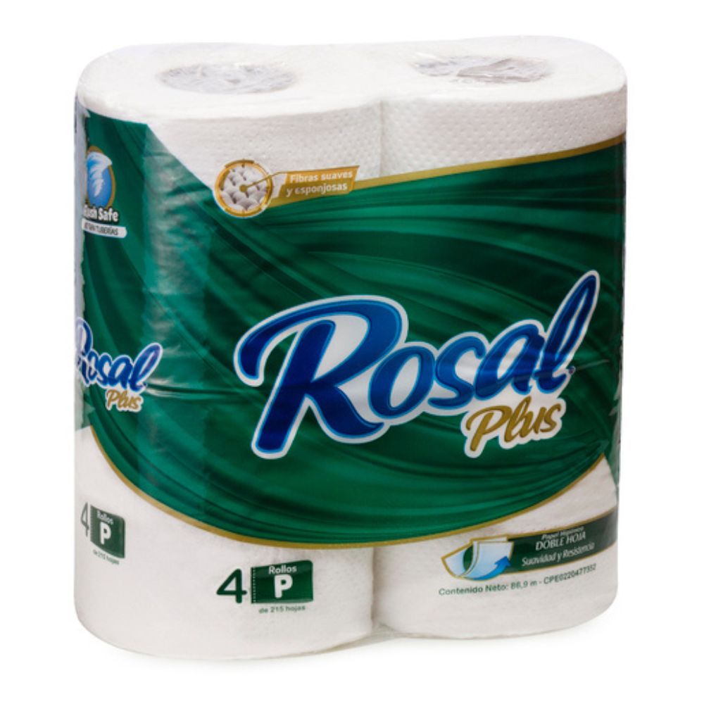 Rosal Plus Papel de Baño 4und P