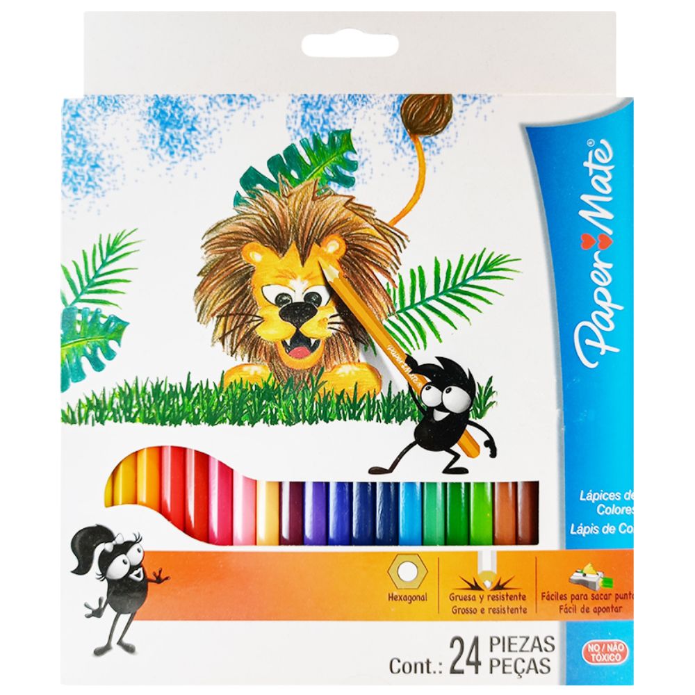 Lapices De Colores Paper Mate 24 Und