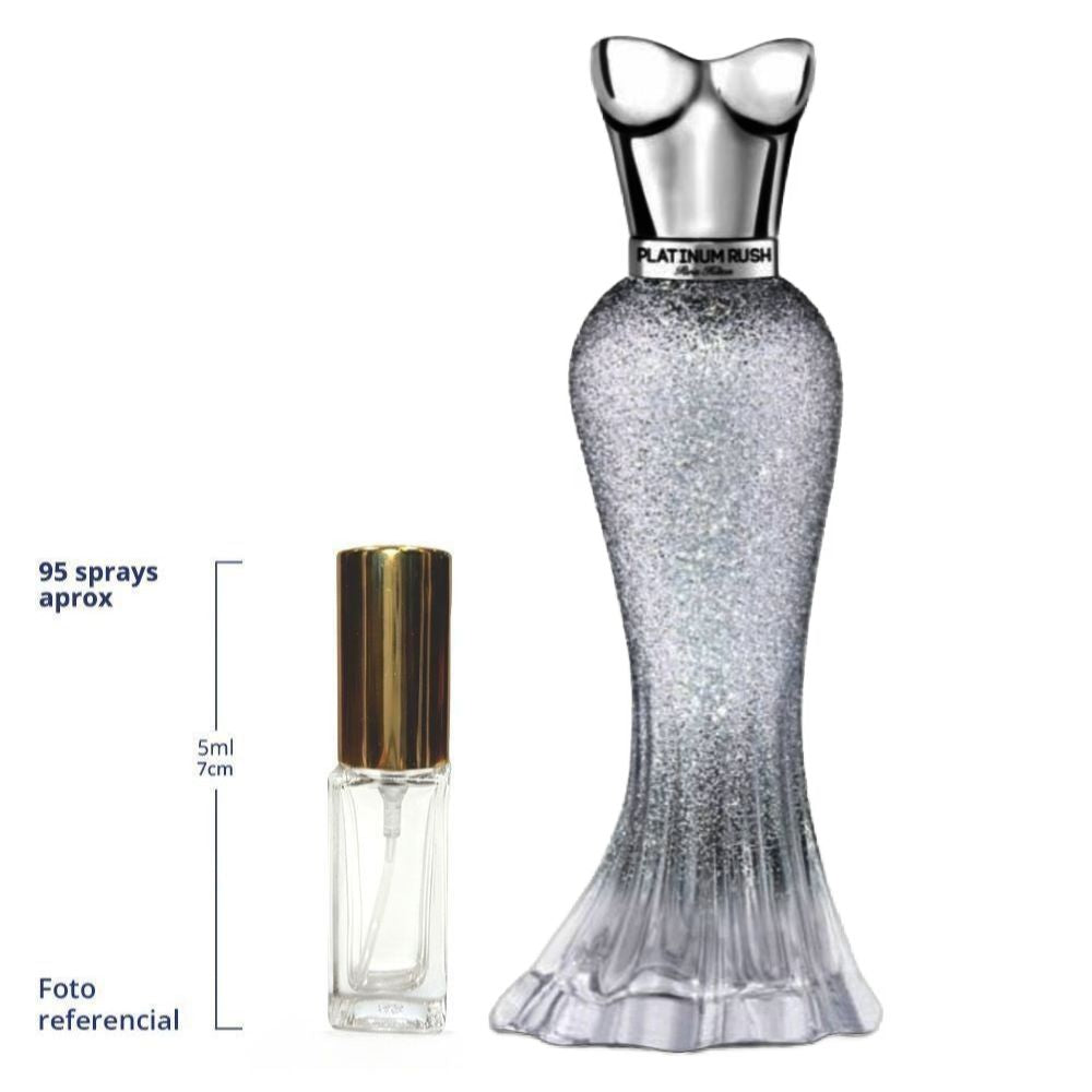 Paris Hilton Platinum Rush Decant Travel Size Eau De Parfum For Woman