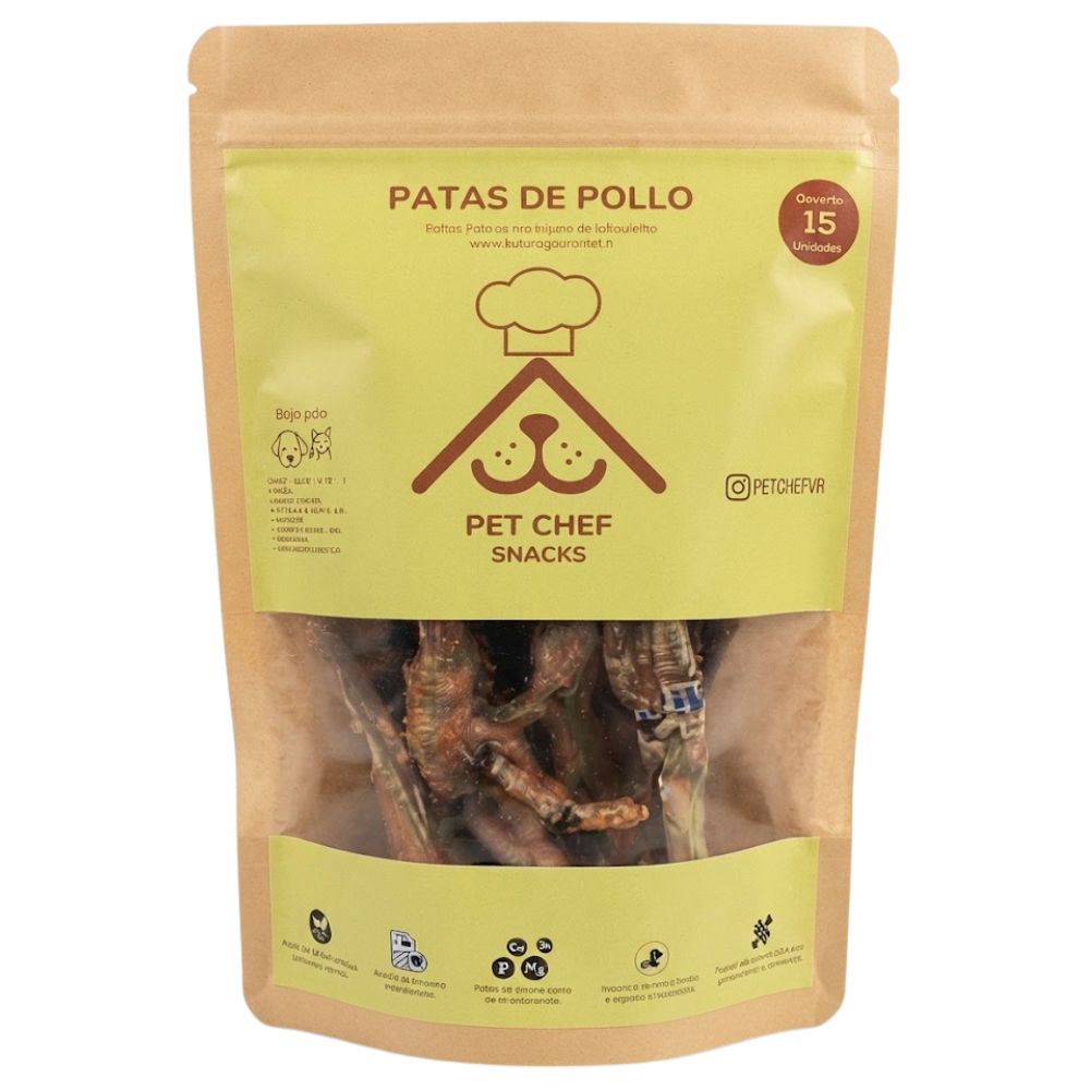 Pet Chef Patas de Pollo 15Und